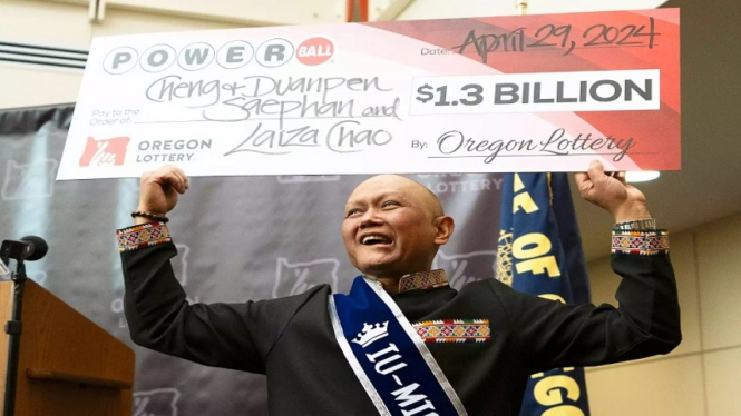 Pasien kanker di AS menang lotre 1,3 miliar USD setara Rp 21 triliun