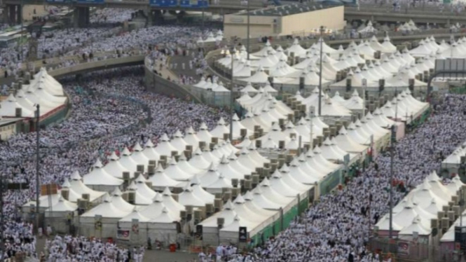 Jemaah haji di Mekah, Arab Saudi