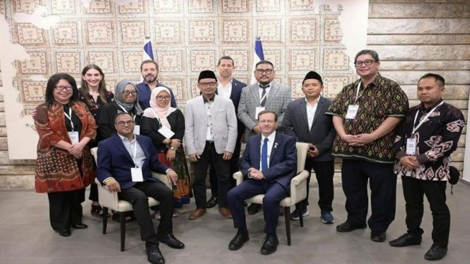 5 tokoh muda NU bertemu Presiden Israel Isaac Herzog di Yerusalem