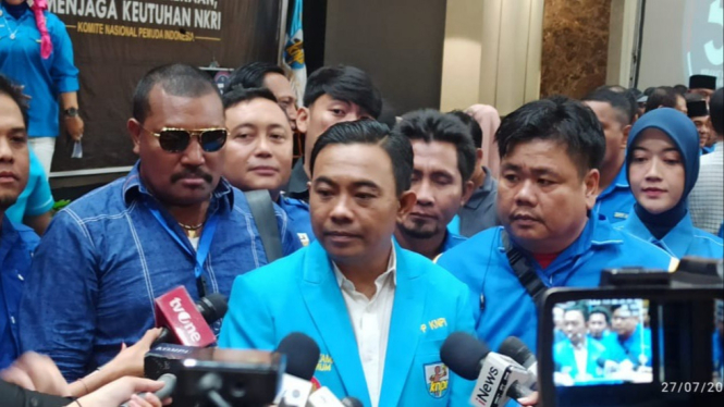 Ketua Umum DPP Komite Nasional Pemuda Indonesia (KNPI), Haris Pertama