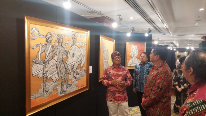 Pameran Tunggal lukisan hasil karya Andri Wintarso