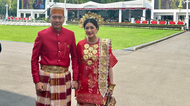 Edhie Baskoro Yudhoyono bersama istrinya, Aliya Rajasa Baskoro