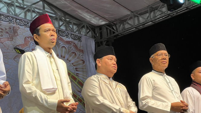 UAS bersama Halikinnor di acara Tabligh Akbar di Kotawaringin Timur