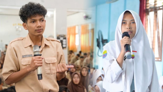 2 Siswa peserta Program Pelindo Mengajar