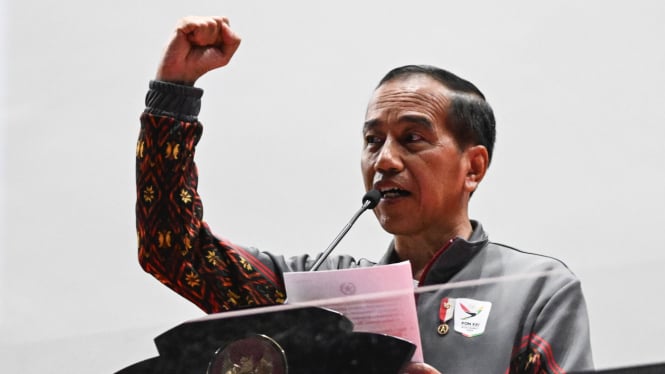 Presiden Jokowi di PON XXI Aceh-Sumut