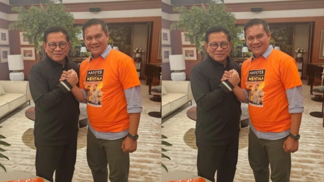 Alit Kustizar bersama dengan Pramono Anung