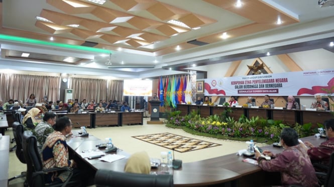 Acara FGD yang digelar BPIP di Univerisitas Tanjung Pura, Pontianak