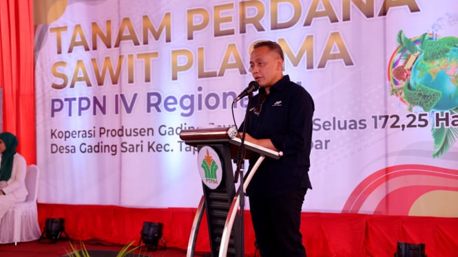 Direktur Utama PTPN IV PalmCo Jatmiko Santosa