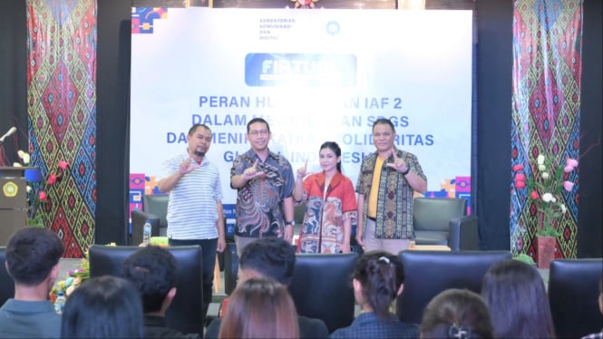 Acara Firtual yang digelar Komdigi di Kupang