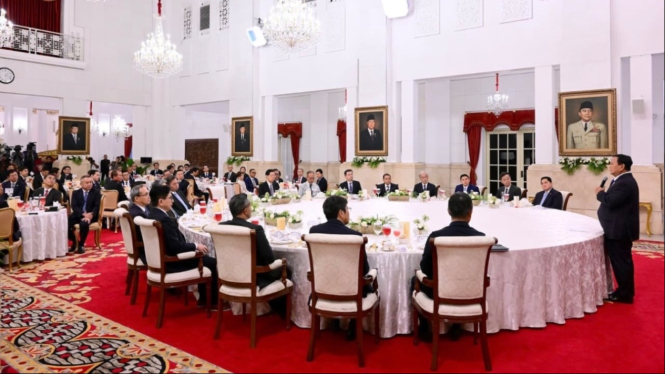 Prabowo bertemu delegasi Japan-Indonesia Association di Istana