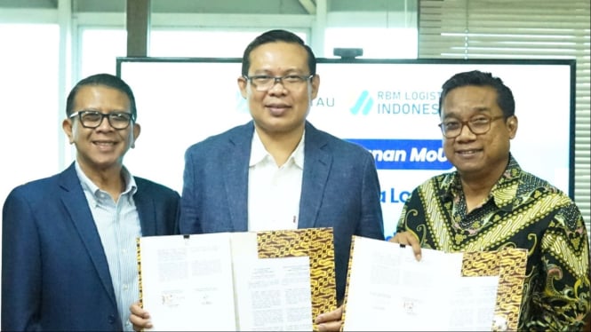 MoU PT RBM Logistik Indonesia dan PT Krakatau Jasa Logistik