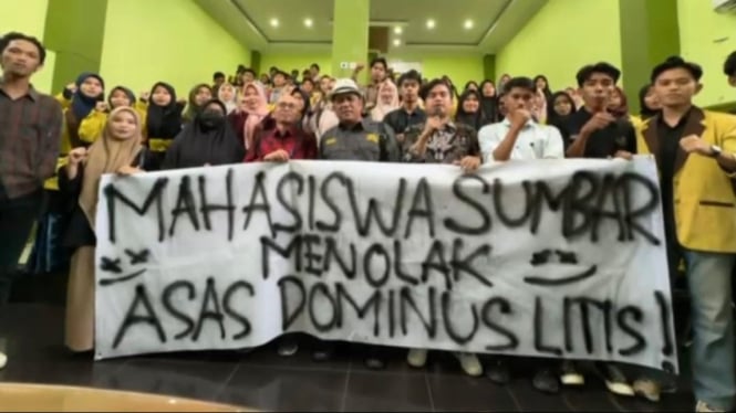 Mahasiswa Sumatera Barat tolak Asas Dominus Litis