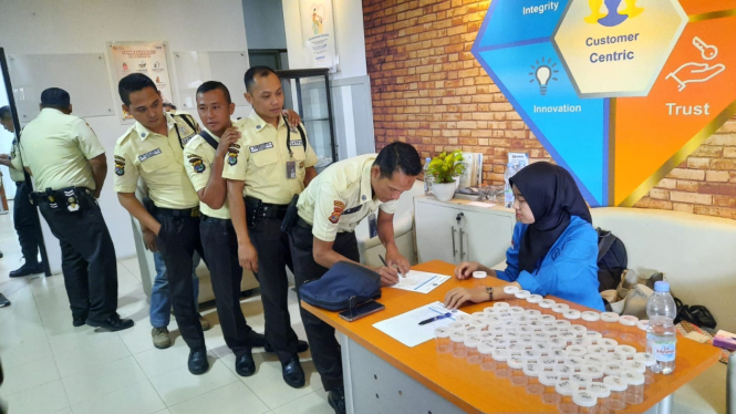 Pemeriksaan rutin tes narkoba di PKSS