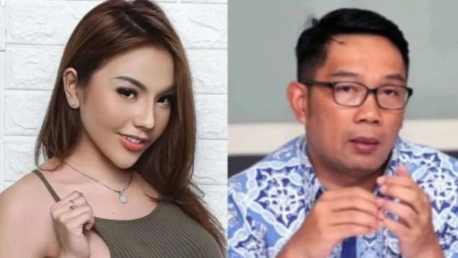 Lisa Mariana dan Ridwan Kamil