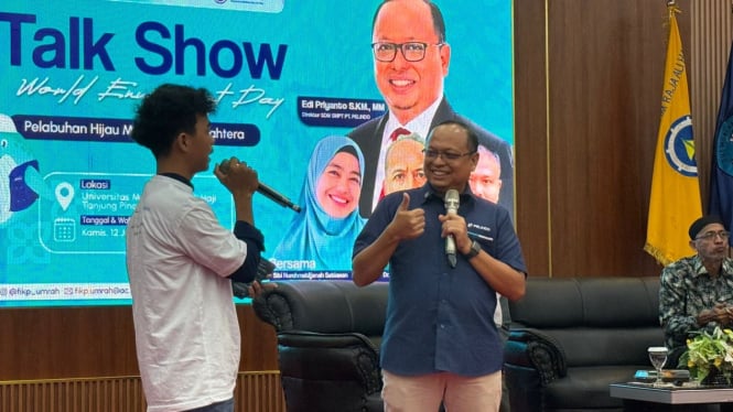 Pelindo Mengajar di Universitas Maritim Raja Ali Haji