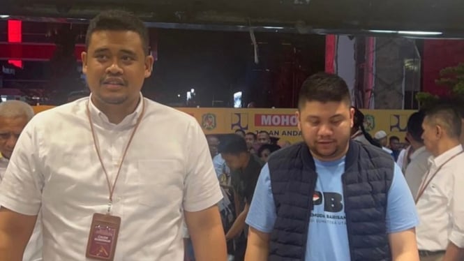 Ketua GPBN Muhammad Daffasya bersama Bobby Nasution