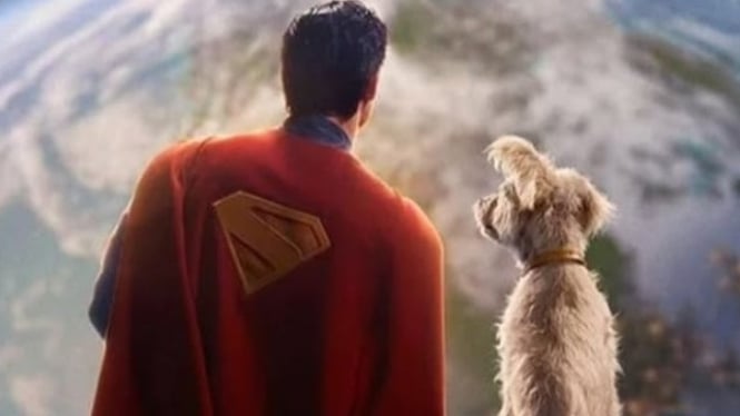 Salah satu scane dalam film Superman.