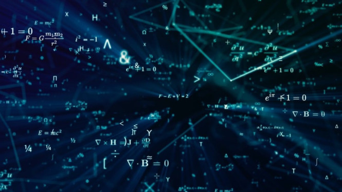 Ilustrasi pemecahan matematika oleh AI