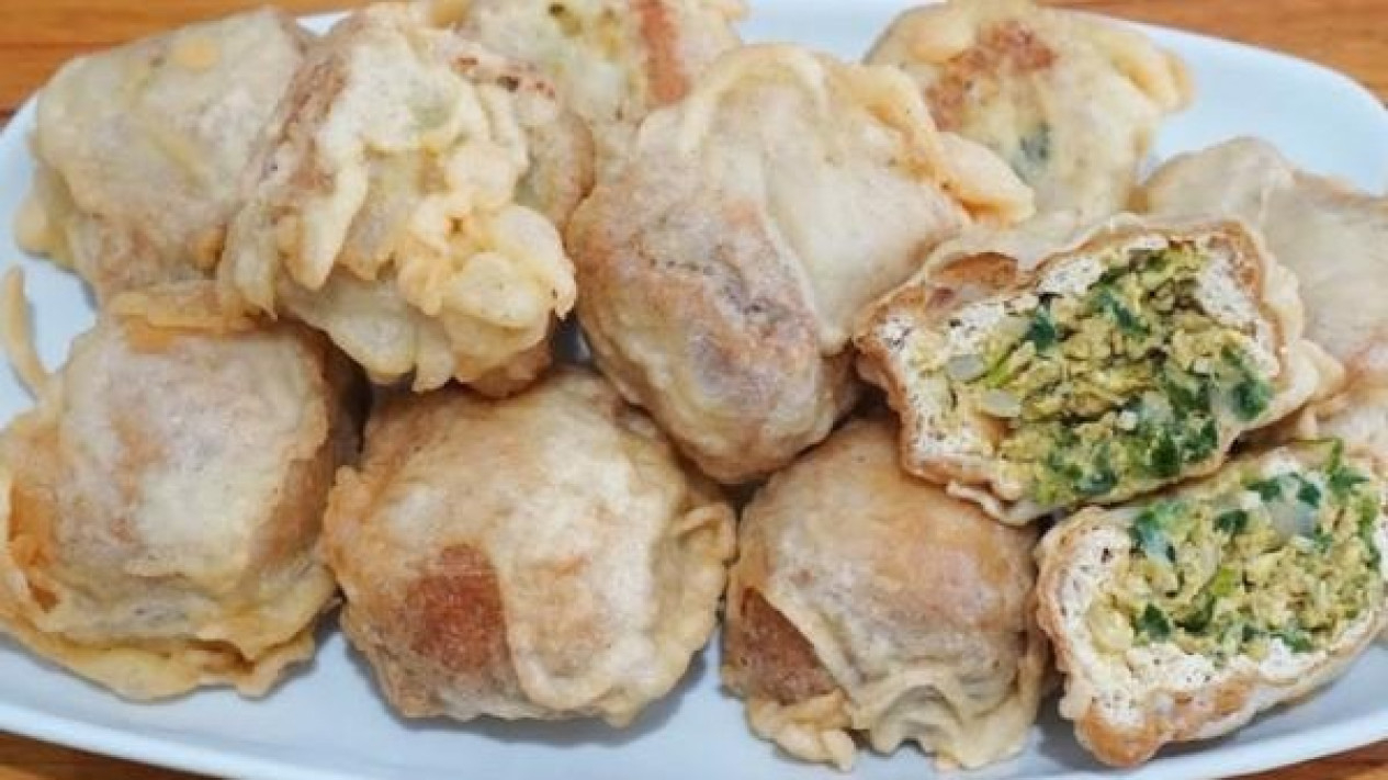 Tahu isi telur orak arik