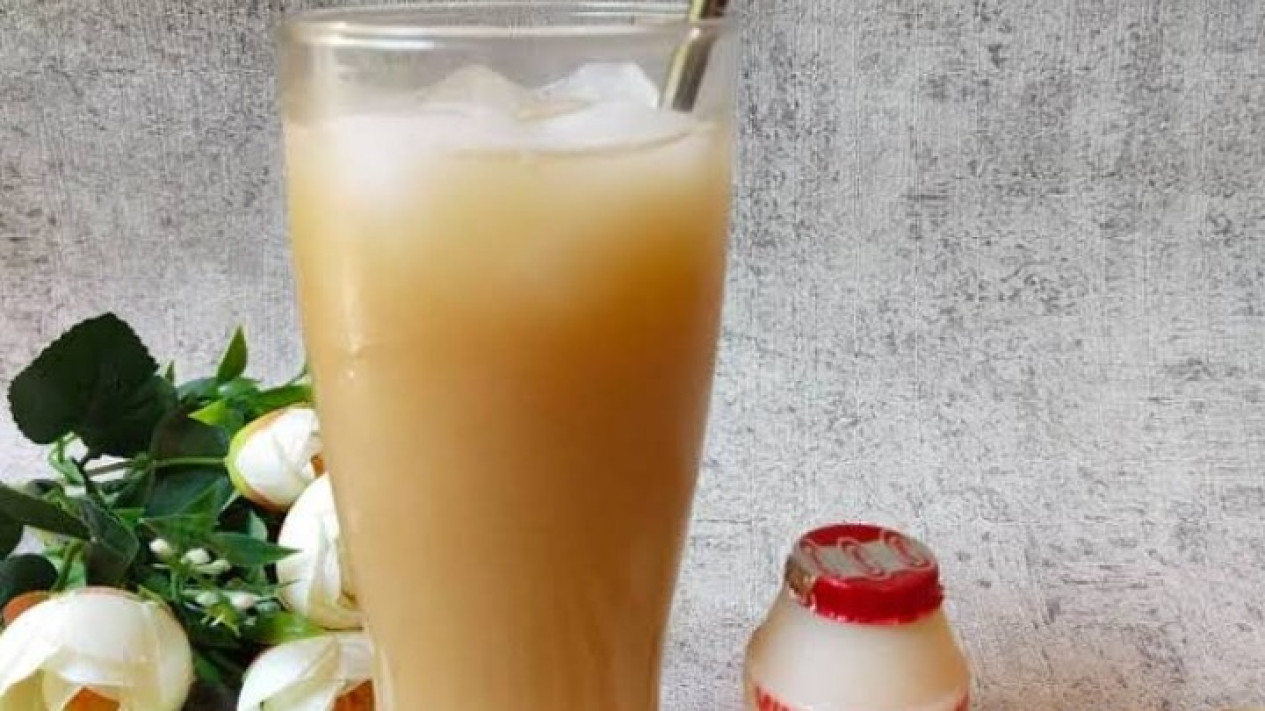 Es teh creamy yakult