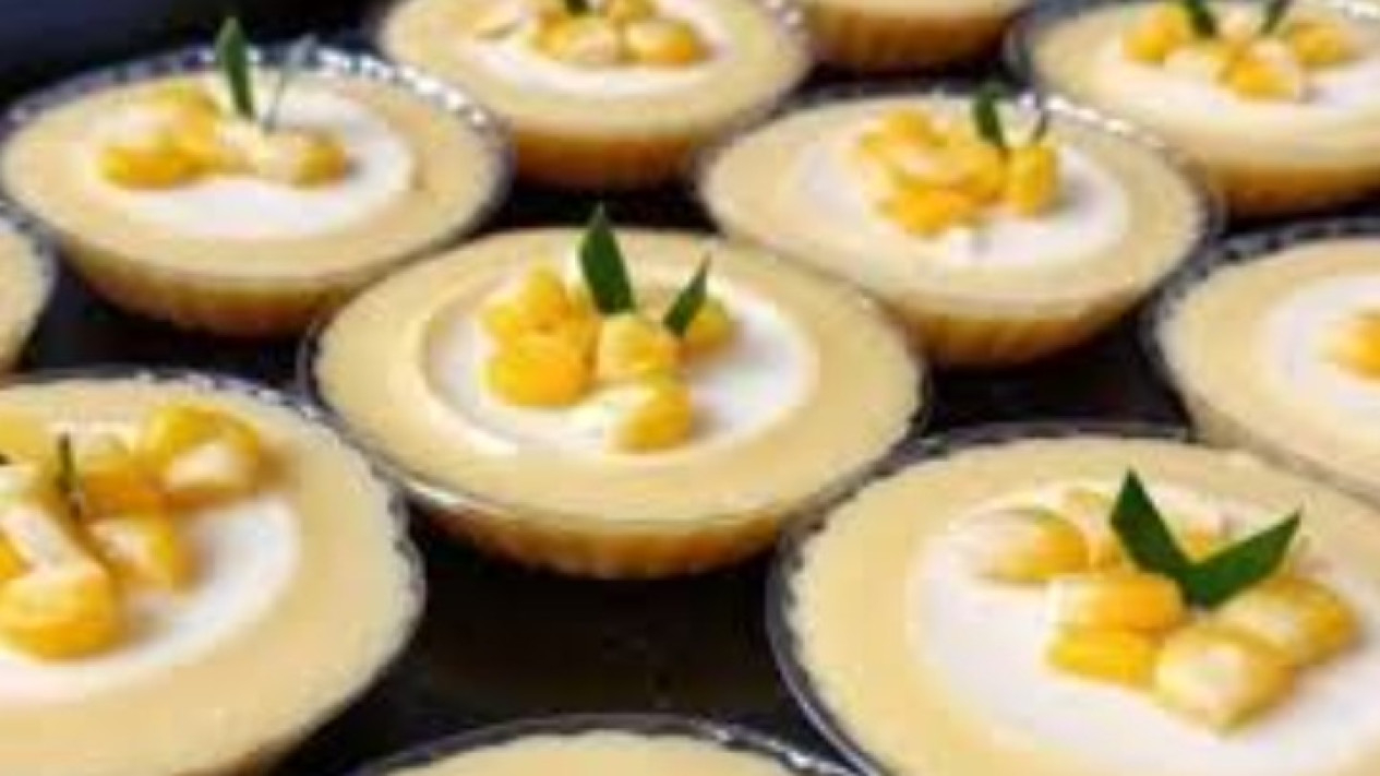 Puding pie jagung keju