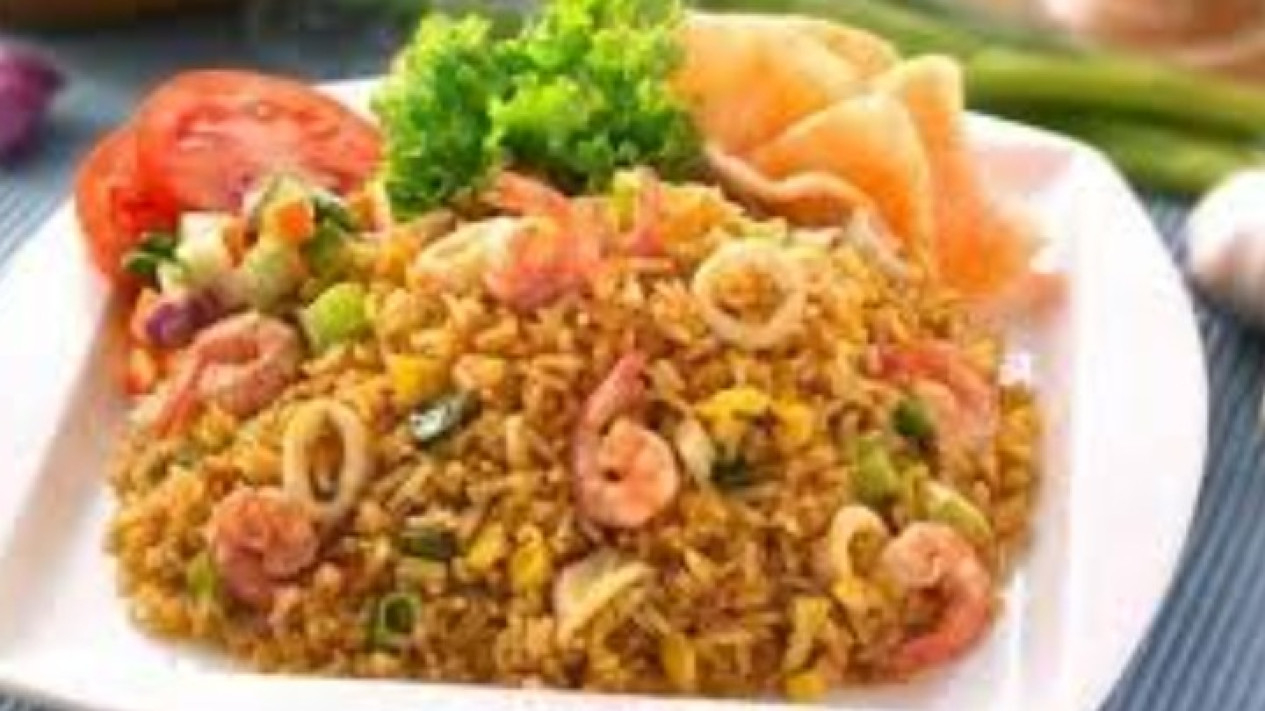 Nasi goreng seafood