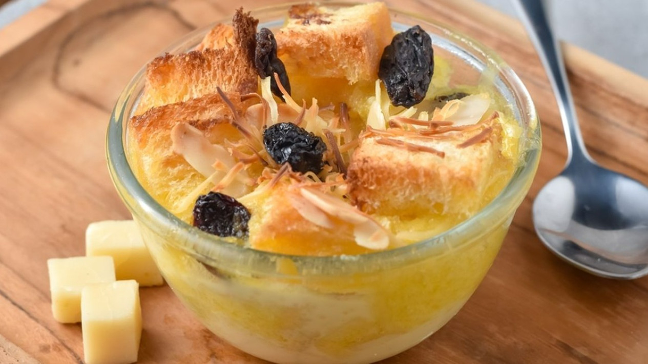 puding roti rumahan spesial lebaran