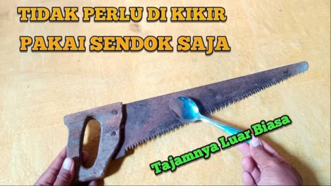 Mempertajam Gergaji Tumpul