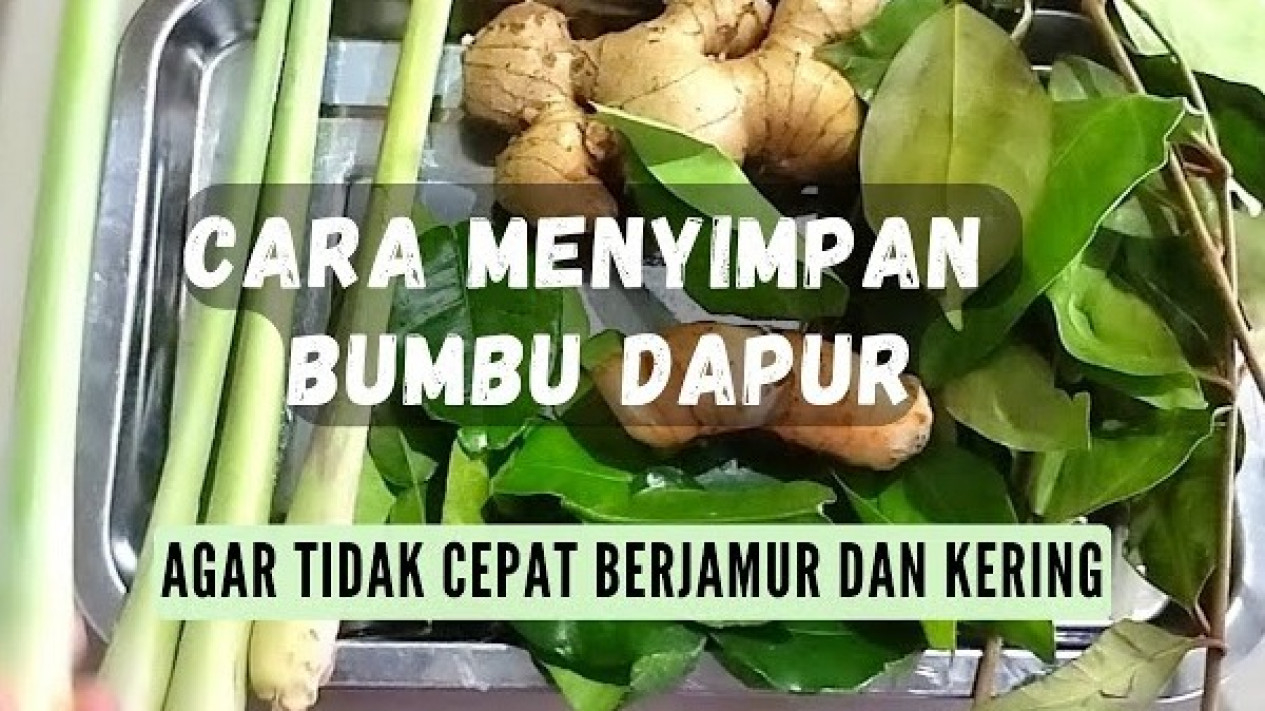 Menyimpan Bumbu Dapur