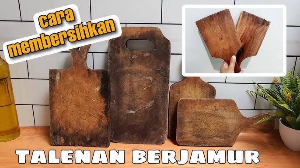 Cara Mudah Membersihkan Talenan Kayu Berjamur dan Kotor
