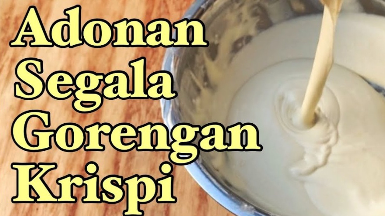 Cara Membuat Adonan Krispi