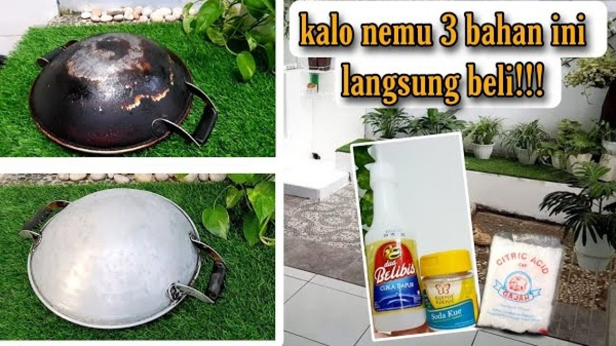 Cara Rahasia Membersihkan Wajan Gosong