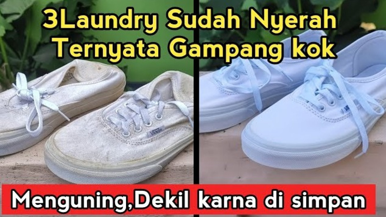 Cara Mencuci Sepatu Putih