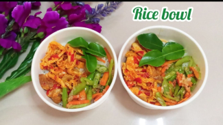 rice bowl ayam suwir balado rice bowl ayam suwir balado