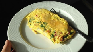 omelet sayur ricecooker omelet sayur ricecooker
