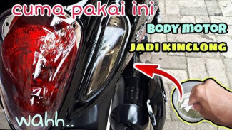Cara Sederhana Bikin Motor Kusam Jadi Kinclong, Cuma Pakai Bahan Rumahan yang Murah Meriah!