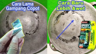 Jangan Panik! Tips Mengatasi Wajan Bolong Pakai Lem Baja Anti Leleh, Begini Cara Mudahnya!