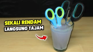 Gunting Tumpul Jadi Tajam Pakai Sabun dan Air Panas, Gak Perlu Beli Baru!
