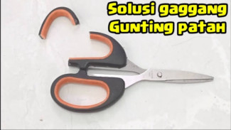 Gunting Patah? Jangan Buang Dulu, Ini Cara Mudah Memperbaiki Pakai Bahan Lilin Aja!