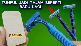 Pisau Cukur Tumpul? Jangan Dibuang Dulu! Pakai Trik Sederhana Ini Bikin Tajam Seperti Baru