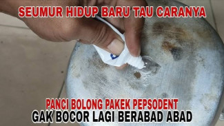 Panci Bocor di Rumah? Jangan Buang Dulu, Coba Trik Hemat dengan Bungkus Pasta Gigi!