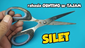 Ternyata Segampang Ini Cara Tajamkan Gunting Tumpul Pakai 3 Bahan Rumahan