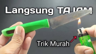 Pisau Tumpul Bikin Masak Jadi Ribet? Coba Trik Mudah Pakai Korek Bekas Ini!
