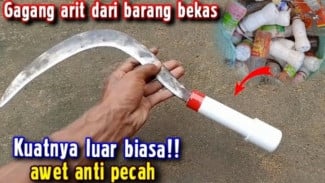 Gagang Arit Rusak? Jangan Buang! Ini Cara Praktis Bikin Baru Lagi Pakai Barang Bekas