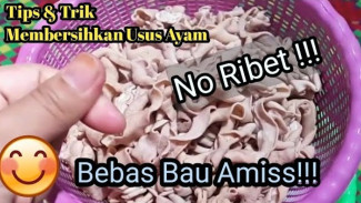 Bau Amis Usus Ayam Bikin Mual? Hilangkan Pakai Jeruk Nipis dan Garam!