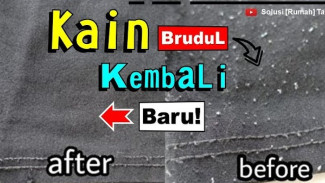 Kain Brudul Sulit Dibersihkan? Lakukan Trik Sederhana Pakai Silet Cukur!