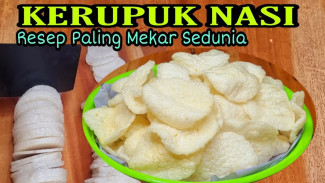 Resep Kerupuk Nasi Paling Simpel, Garing dan Renyah Bikin Ketagihan Nggak Cukup Sebiji!