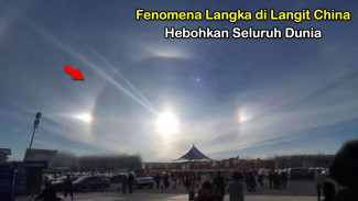 Fenomena Alam Unik & Menarik di China, Matahari Berubah Bentuk Bikin Geger dan Viral!