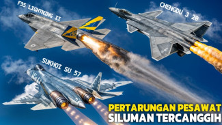 Adu Hebat 3 Pesawat Tempur Paling Canggih Dunia Su-57 vs F-35 vs J-20