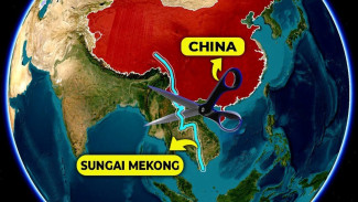 Heboh! Sungai Mekong Mulai Kering Gara-gara Bendungan China, 70 Juta Orang Terancam